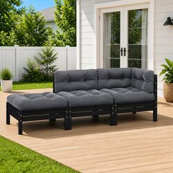 Practical 3 Piece Lounge Set for Your Outdoor Needs
