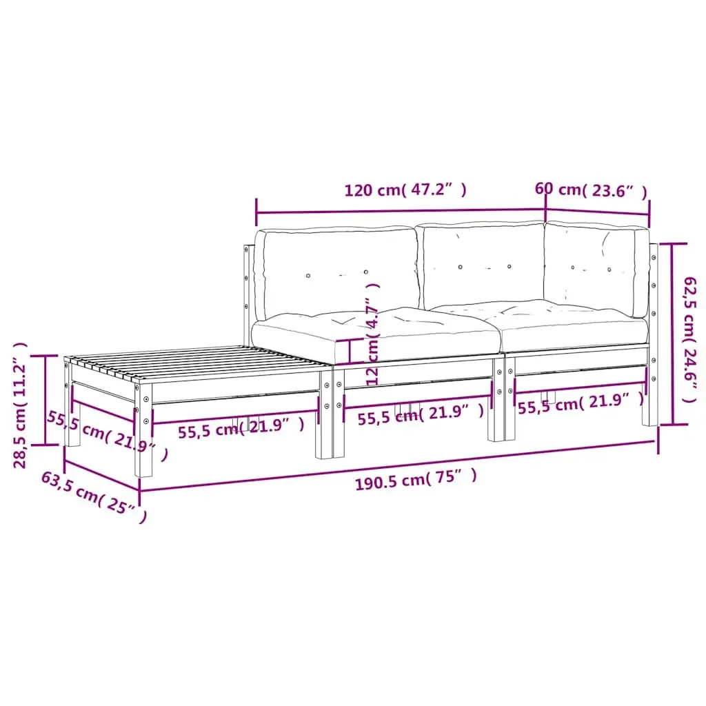 Outdoor Lounge Set for Various Settings