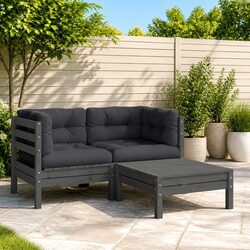 Versatile 3 Piece Lounge Set for Your Outdoor Needs