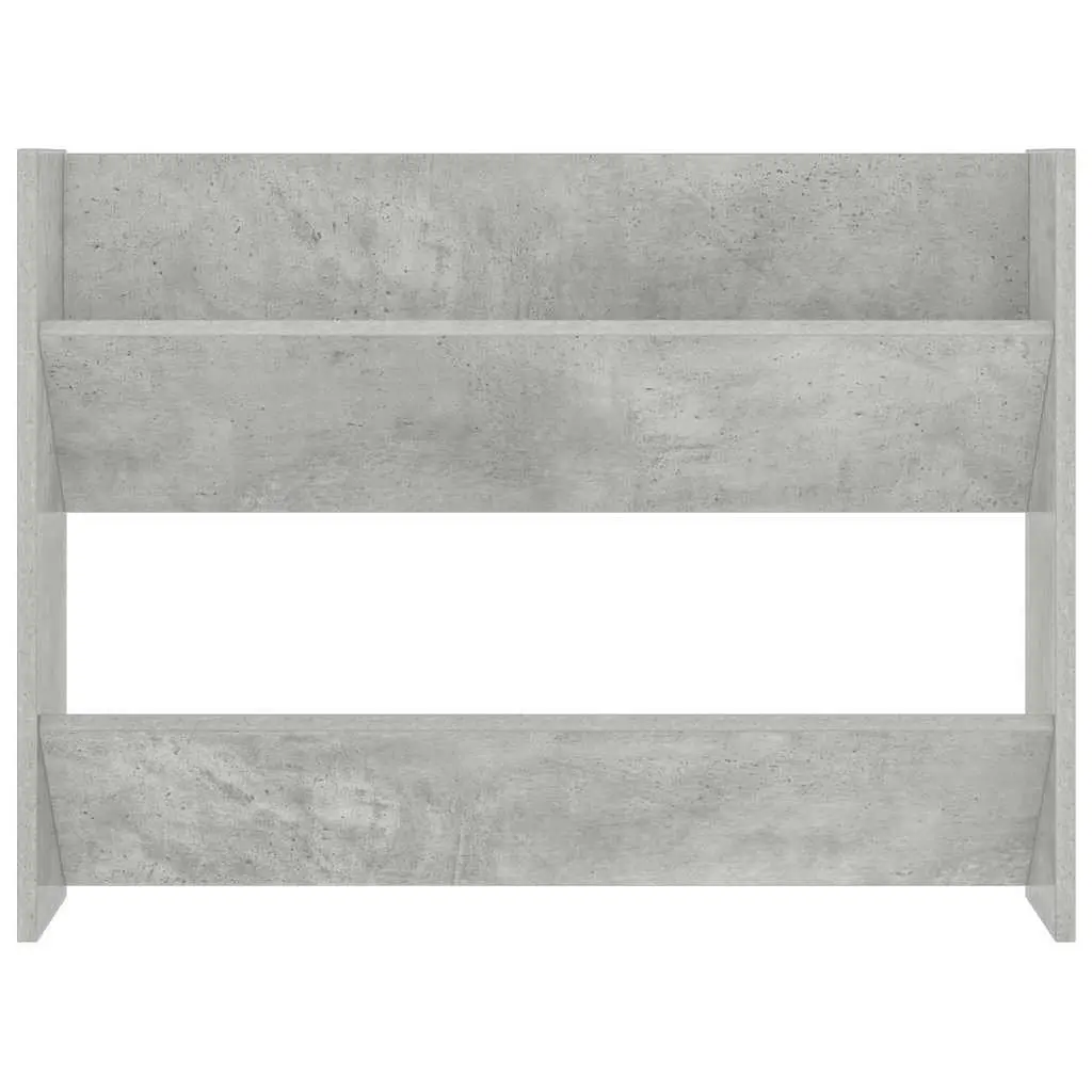 Shoe Cabinet Wall Mounted Engineered Wood Grey 80x18x60 cm