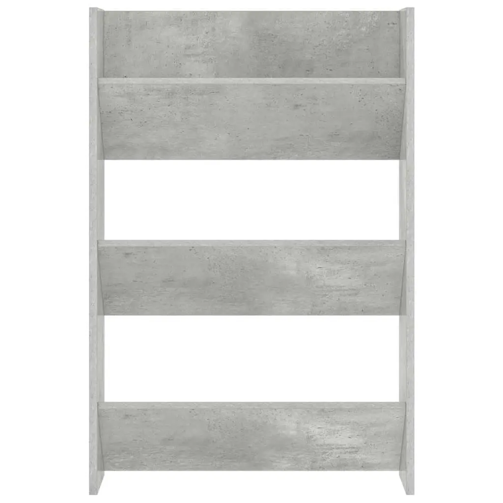 Wall Mounted Shoe Cabinet Engineered Wood 60W x 18D x 90H cm Grey