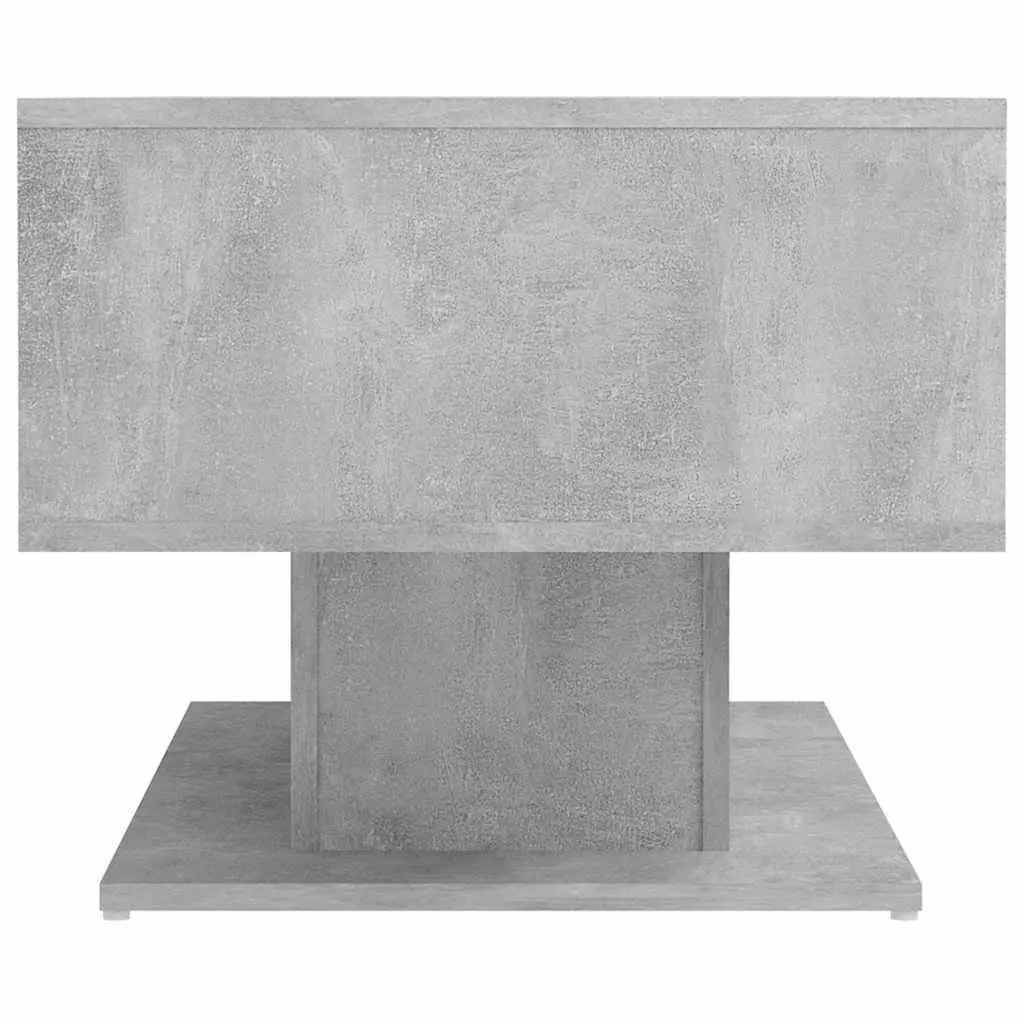 Coffee Table Engineered Wood 103.5 x 50 x 44.5 cm Grey Storage Shelf Modern Living Room Accent Furniture