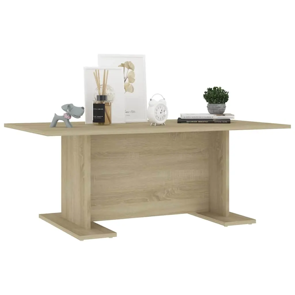 Coffee Table Sonoma Oak Design Modern Accent Living Room Couch Side Table
