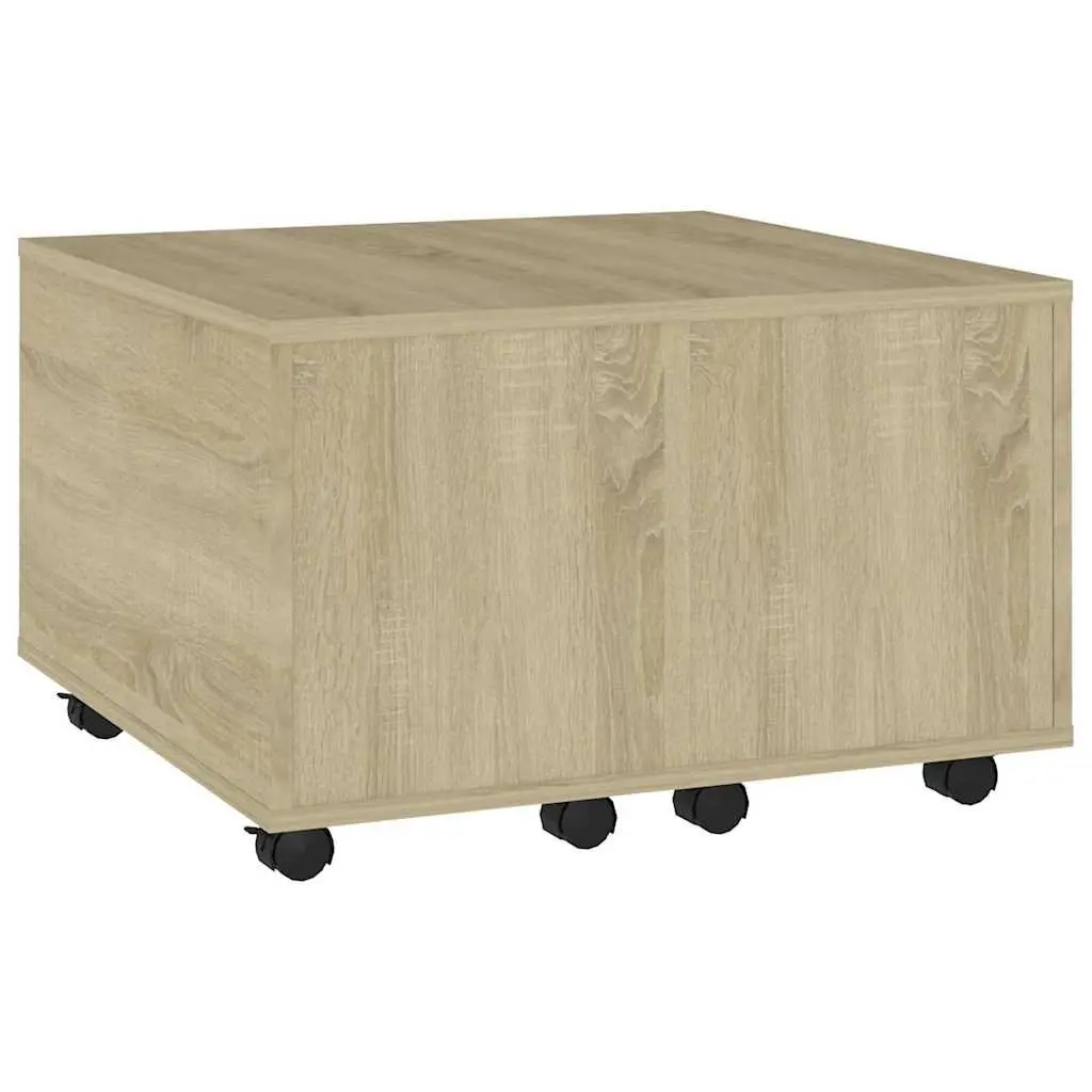 Coffee Table Engineered Wood Extendable Brown Sonoma Oak