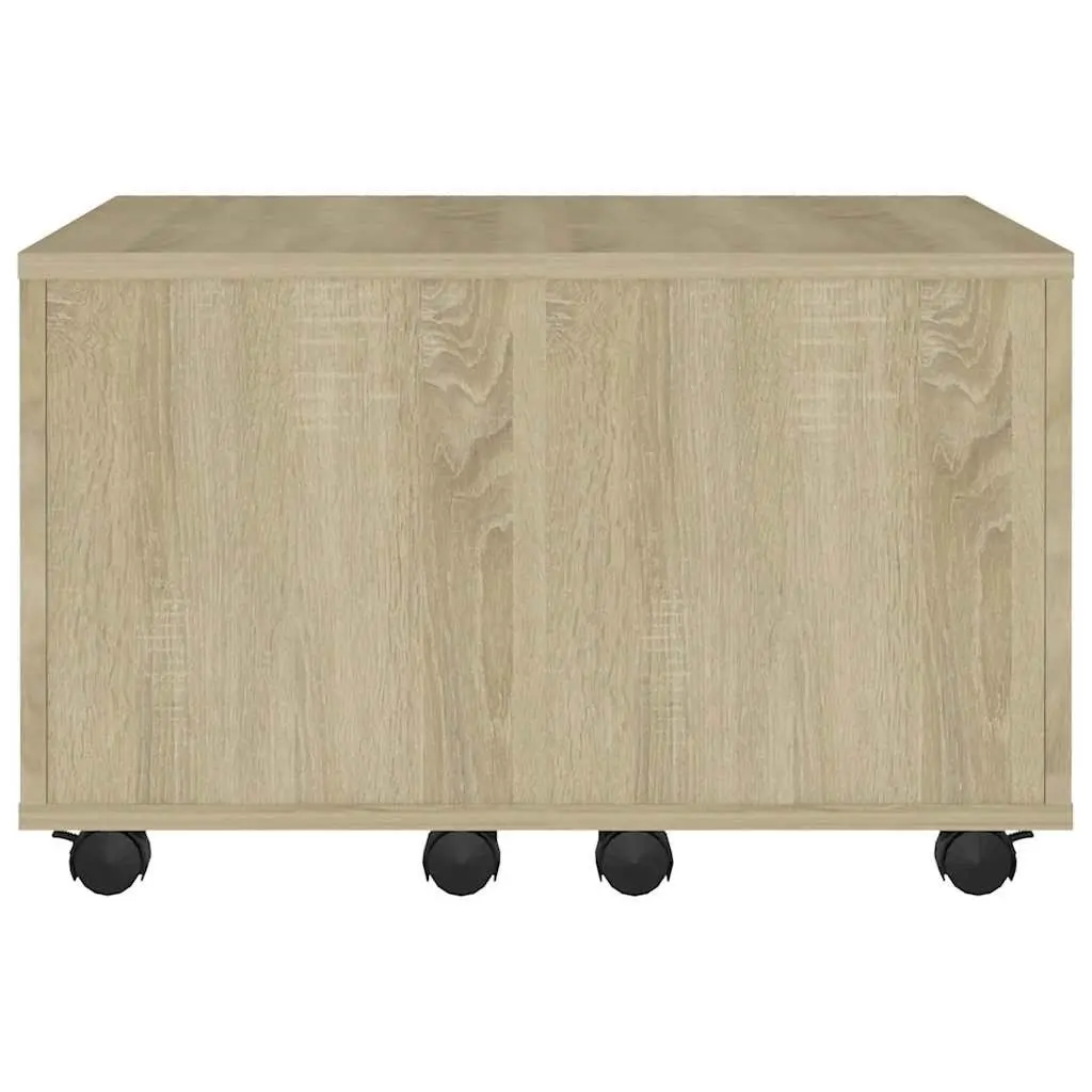 Coffee Table Engineered Wood Extendable Brown Sonoma Oak