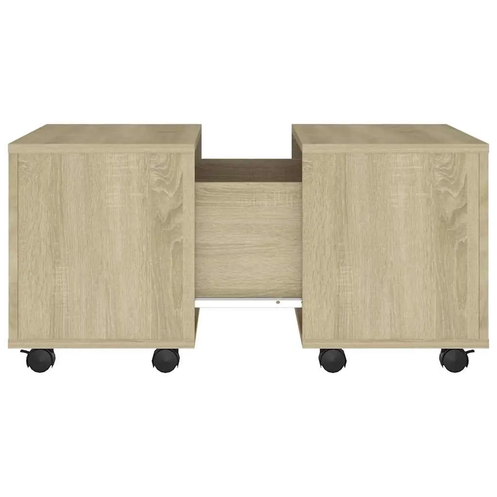 Coffee Table Engineered Wood Extendable Brown Sonoma Oak
