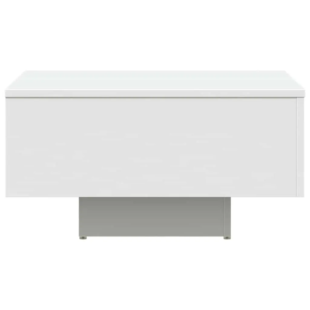 Coffee Table Engineered Wood 60x60x31.5 cm White Centre Living Room Accent