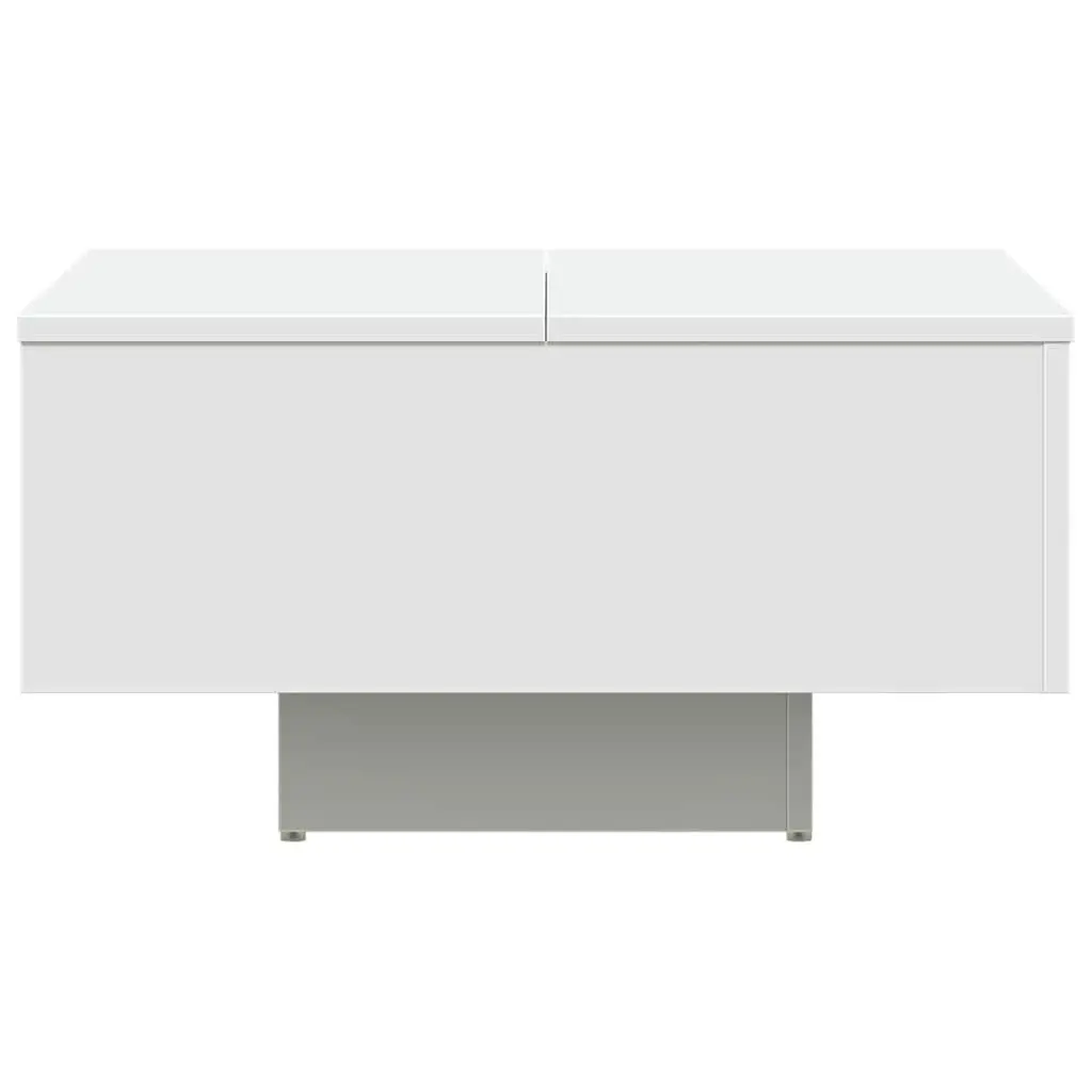 Coffee Table Engineered Wood 60x60x31.5 cm White Centre Living Room Accent