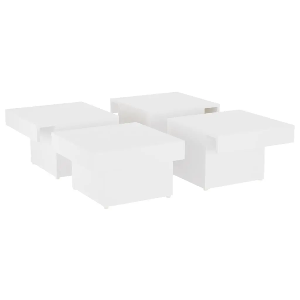 Coffee Table White 90x90x28cm Living Room Accent Centre Table Furniture