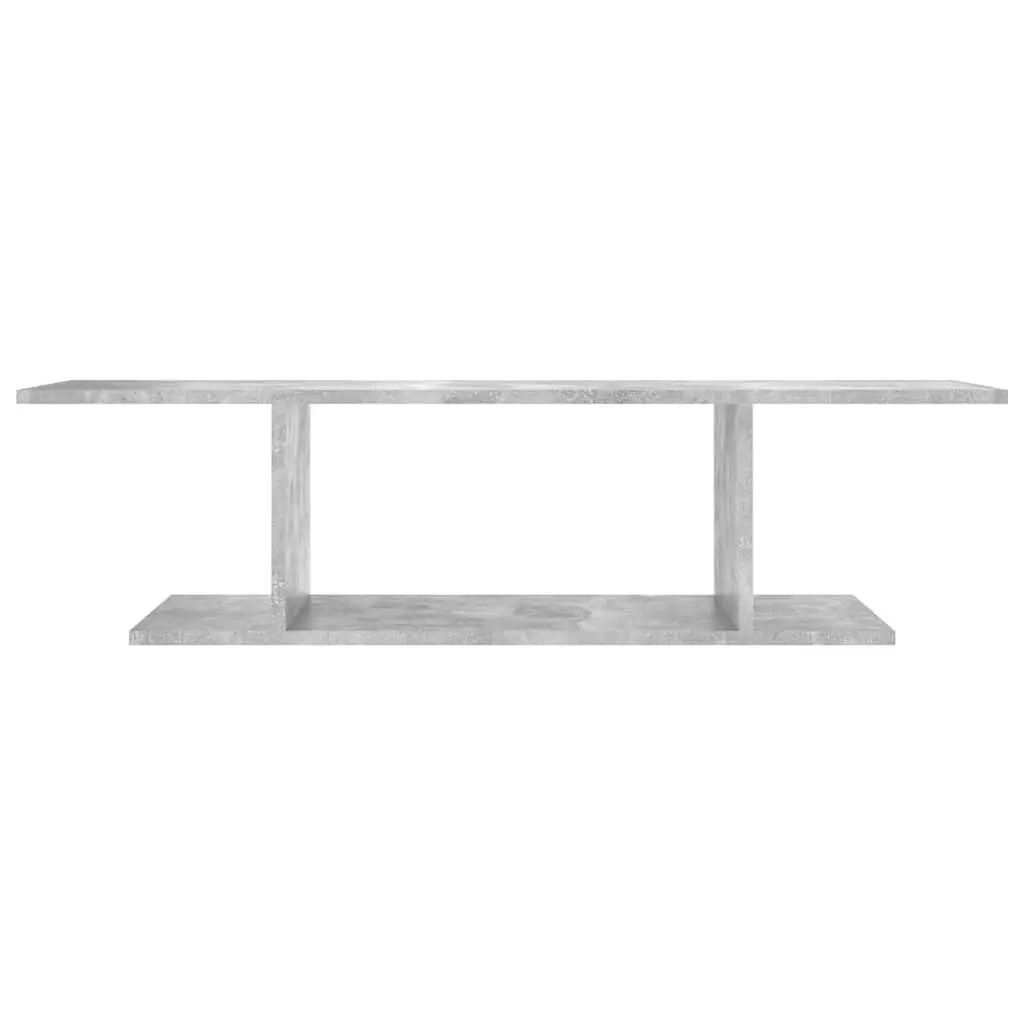 Wall Mounted TV Cabinet Grey Living Room Storage Media Console Unit