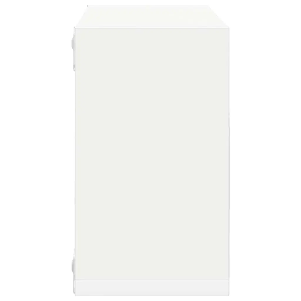 Floating Shelves 6 Piece White Cube Storage Display Organiser 26x15x26cm