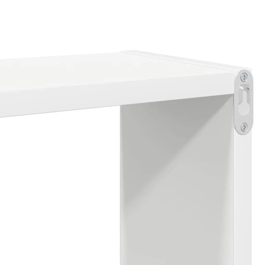 Wall Cube Shelves Floating Storage Display Organizer White Sonoma Oak 26x15x26 cm 4 Pieces