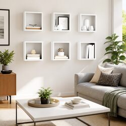 White Floating Shelves for Home Use