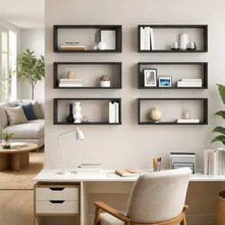 6 Piece Wall Cube Shelves for Home Use