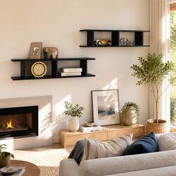 Floating Shelves for Living Room and Bedroom 90x18x20 cm