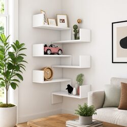 Functional Corner Shelves for Home Use