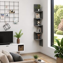 Practical Corner Shelf for Home Display Needs