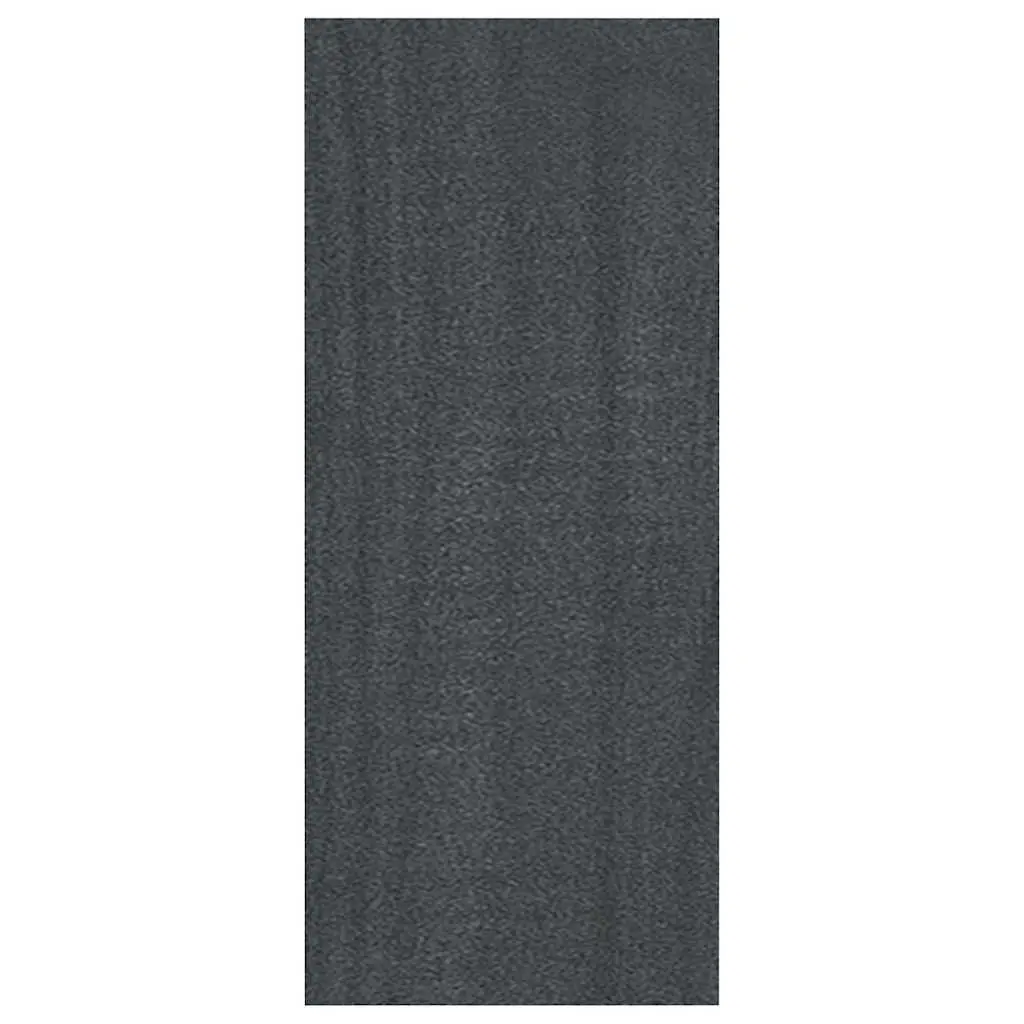 Grey Solid Pinewood Book Shelf Unit 40x30x71.5cm Storage and Display Cabinet