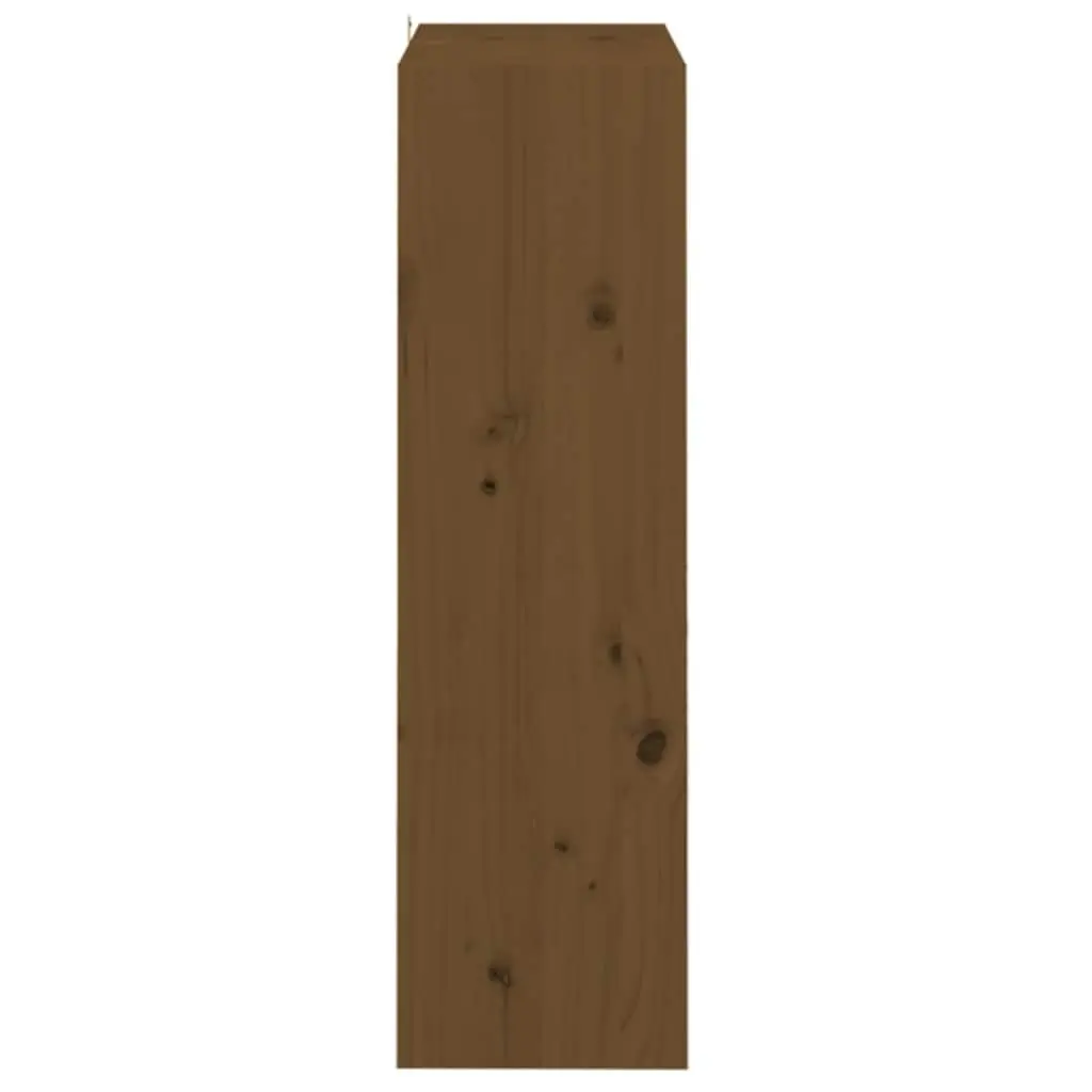 Honey Brown Book Cabinet for Home Use
