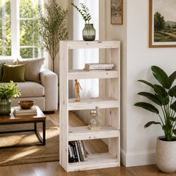Practical Book Cabinet Room Divider for Home Use