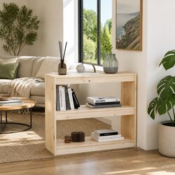 Versatile Pine Book Cabinet for Practical Home Organization
