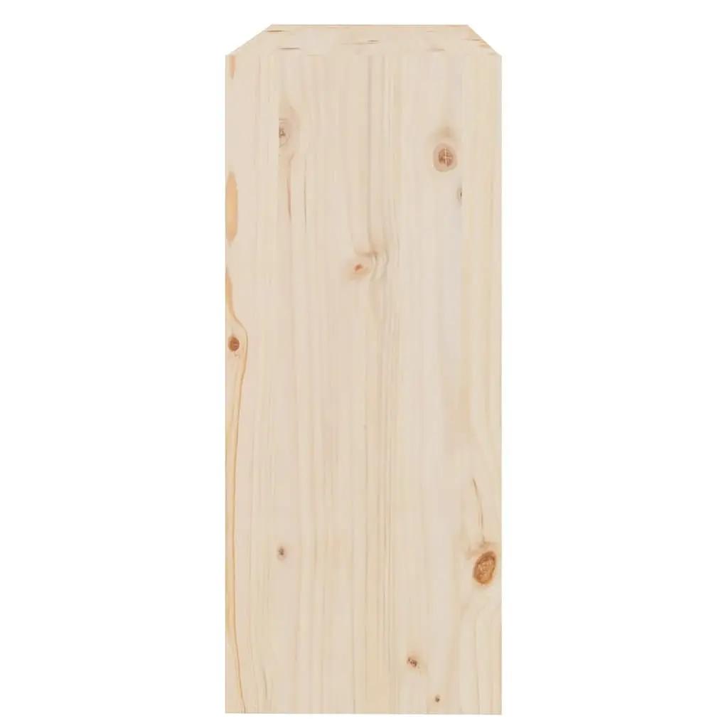 Solid Wood Pine Book Cabinet Room Divider 80x30x71.5 cm Storage Shelving