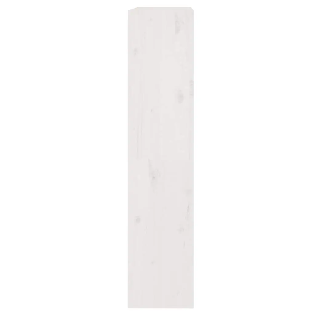 Book Cabinet Room Divider White 80x30x135.5cm Solid Pine Wood Bookcase Shelf