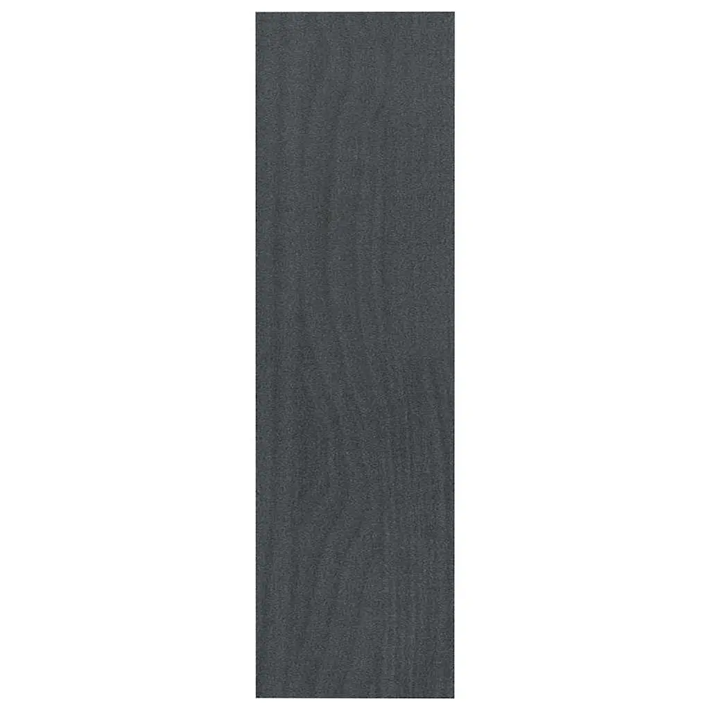 Wooden Book Cabinet Standing Shelf Room Divider Grey Storage Bookcase Unit