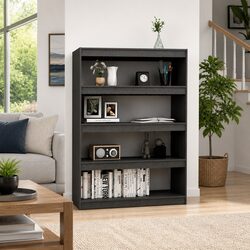 Versatile Grey Book Cabinet & Room Divider for Your Home