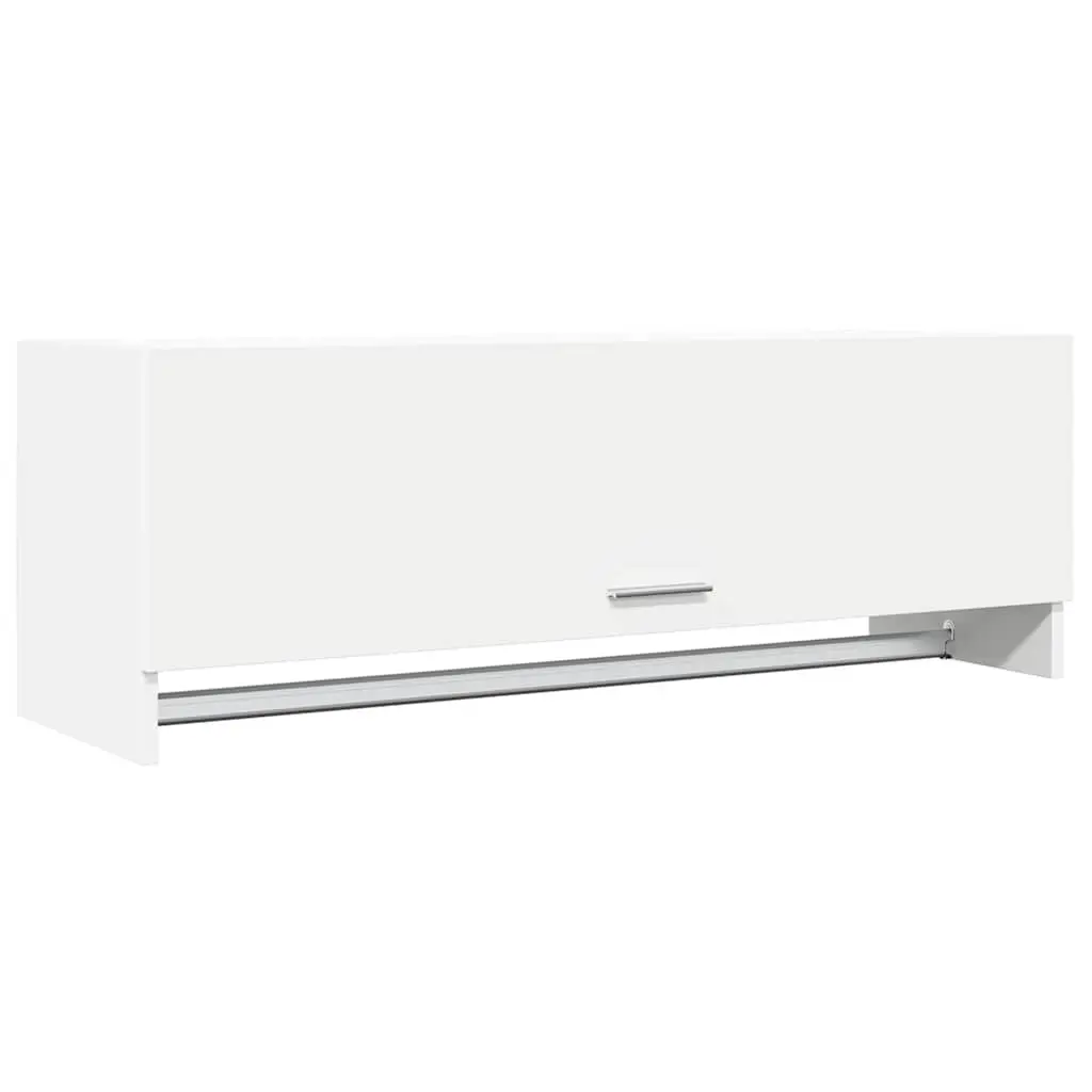 White Wardrobe Cabinet 100x32.5x35 cm