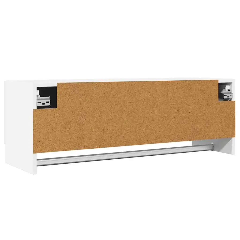 White Wardrobe Cabinet 100x32.5x35 cm