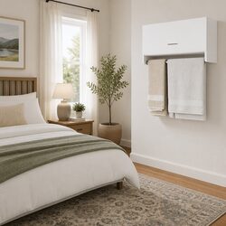 Practical White Compact Wardrobe for Any Room