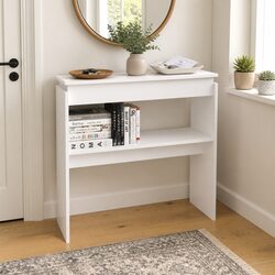 Versatile White Console Table for Any Room