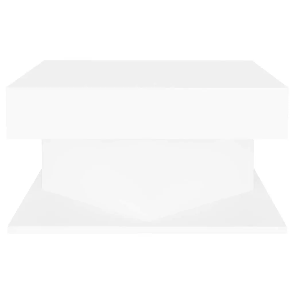 Coffee Table White 57x57x30 cm Living Room Accent Side Table Engineered Wood