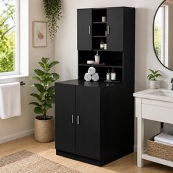 Practical Washing Machine Cabinet for Home Use
