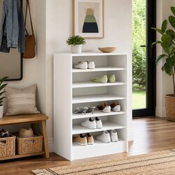 Practical Shoe Cabinet to Fit Any Room with 7 Shelves