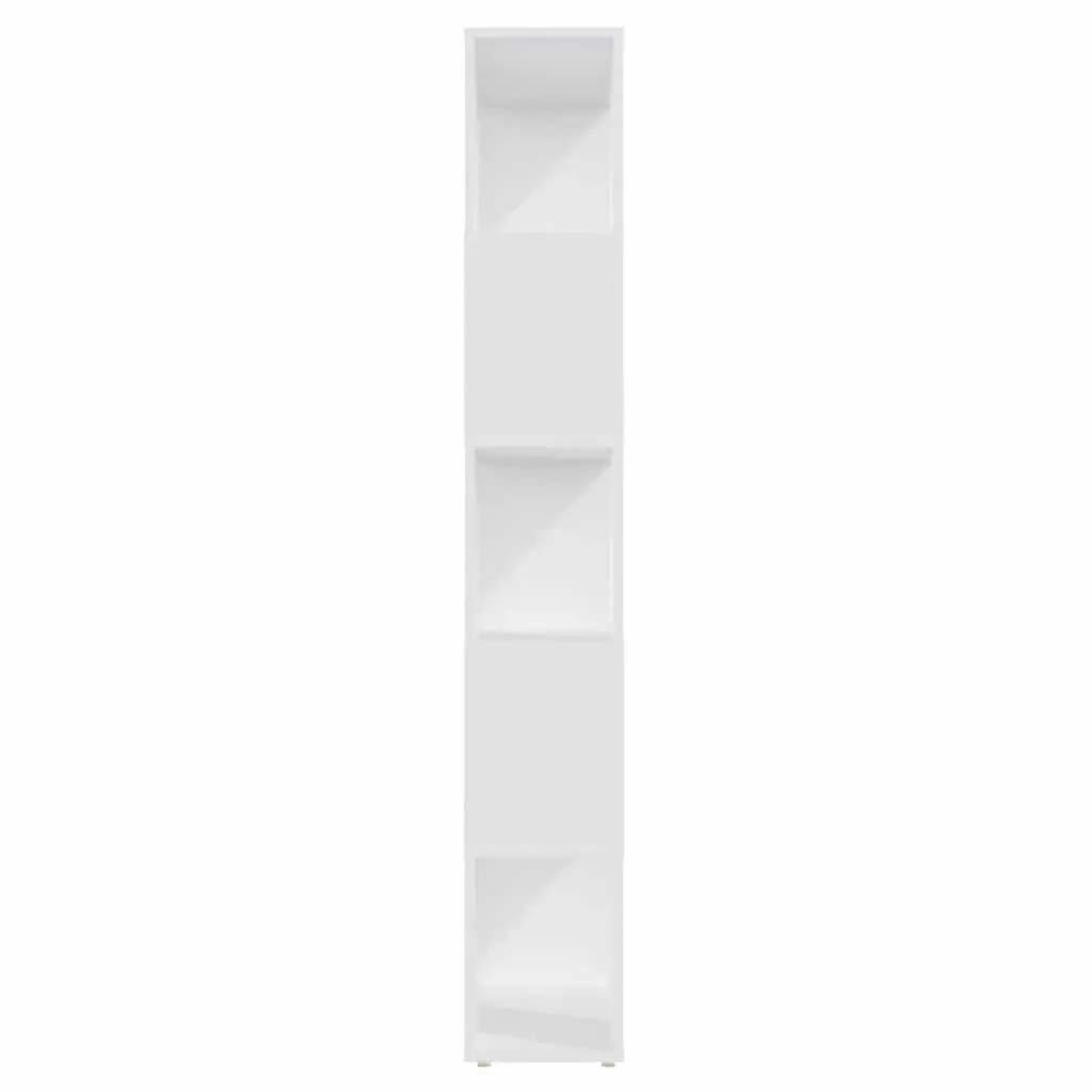 Bookcase Engineered Wood 60W x 24D x 155H cm White Open Shelving Room Divider Display Organizer Storage