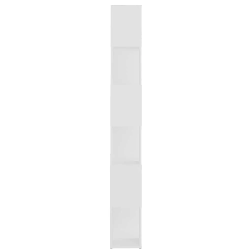 Book Cabinet Room Divider White Storage Shelf 60W x 24D x 186H cm 6 Compartments
