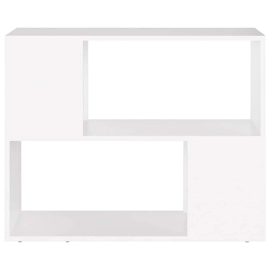 White TV Cabinet Open Compartment Storage Unit Living Room Furniture 80x24x63cm