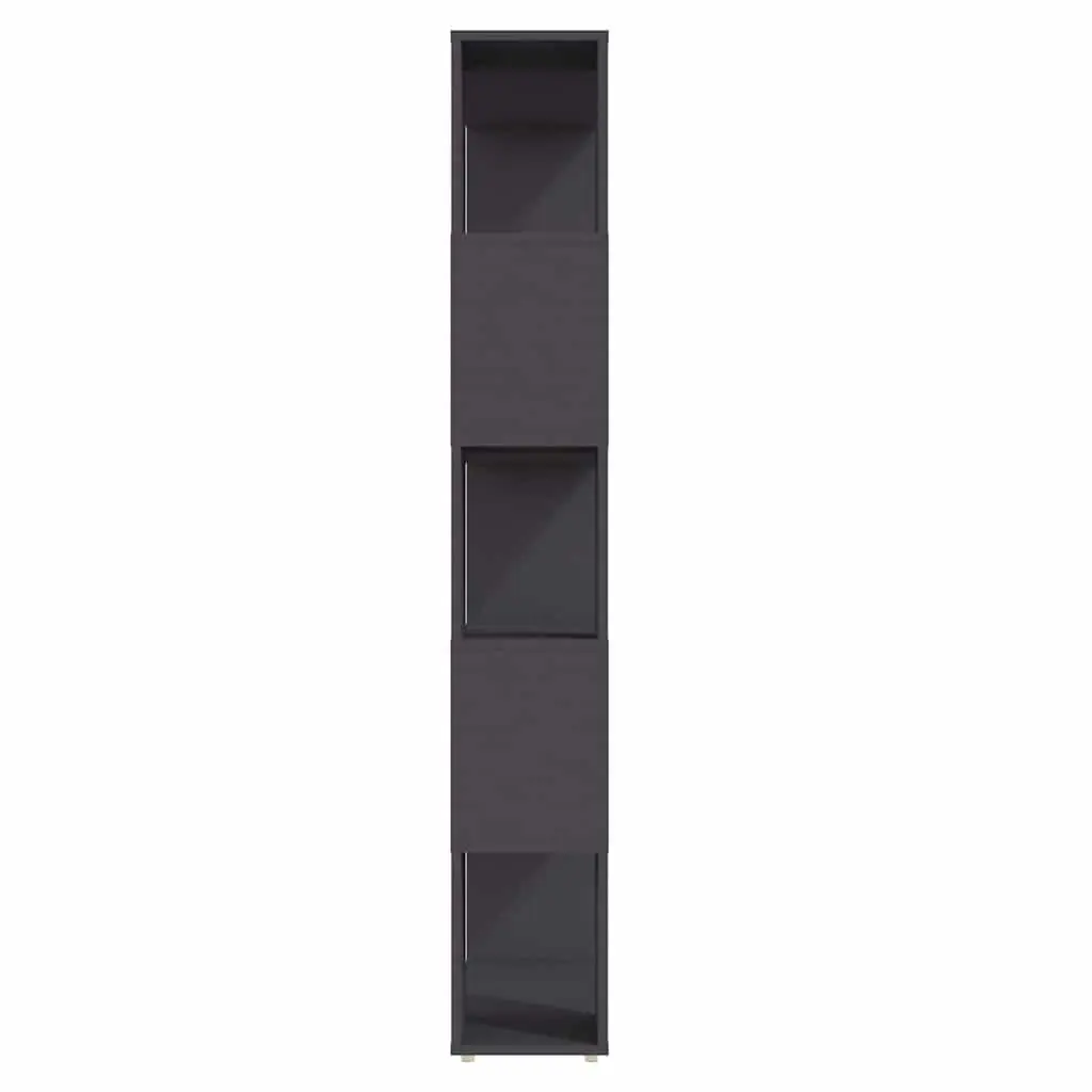 Book Cabinet Room Divider Engineered Wood 80x24x155cm Grey