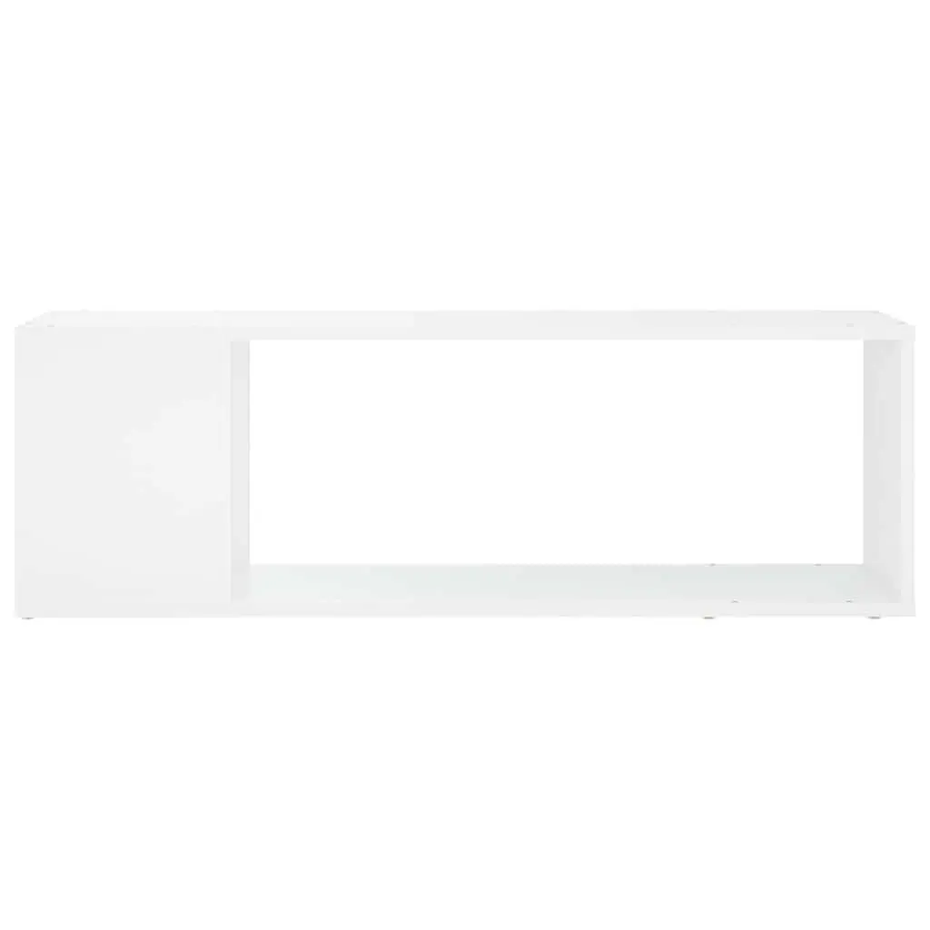 TV Cabinet Engineered Wood 100cm White with 2 Shelves