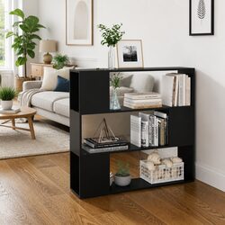 Practical Black Room Divider for Home Organization