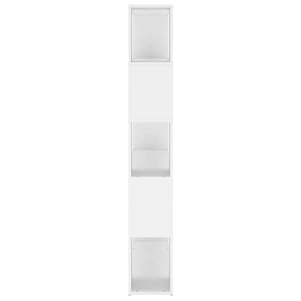 White Bookcase Room Divider for Home Use