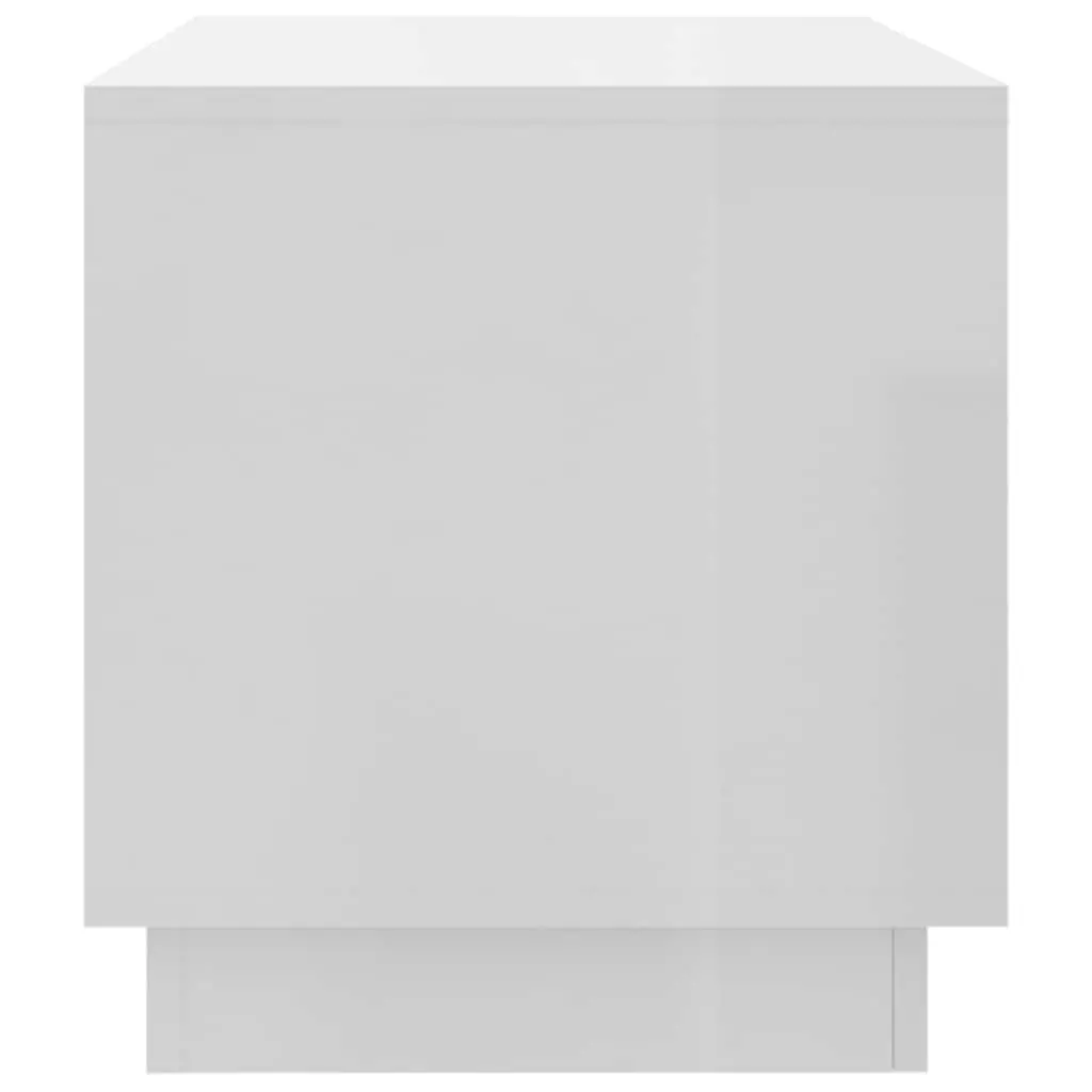 White High Gloss Lowboard TV Cabinet for Home Use