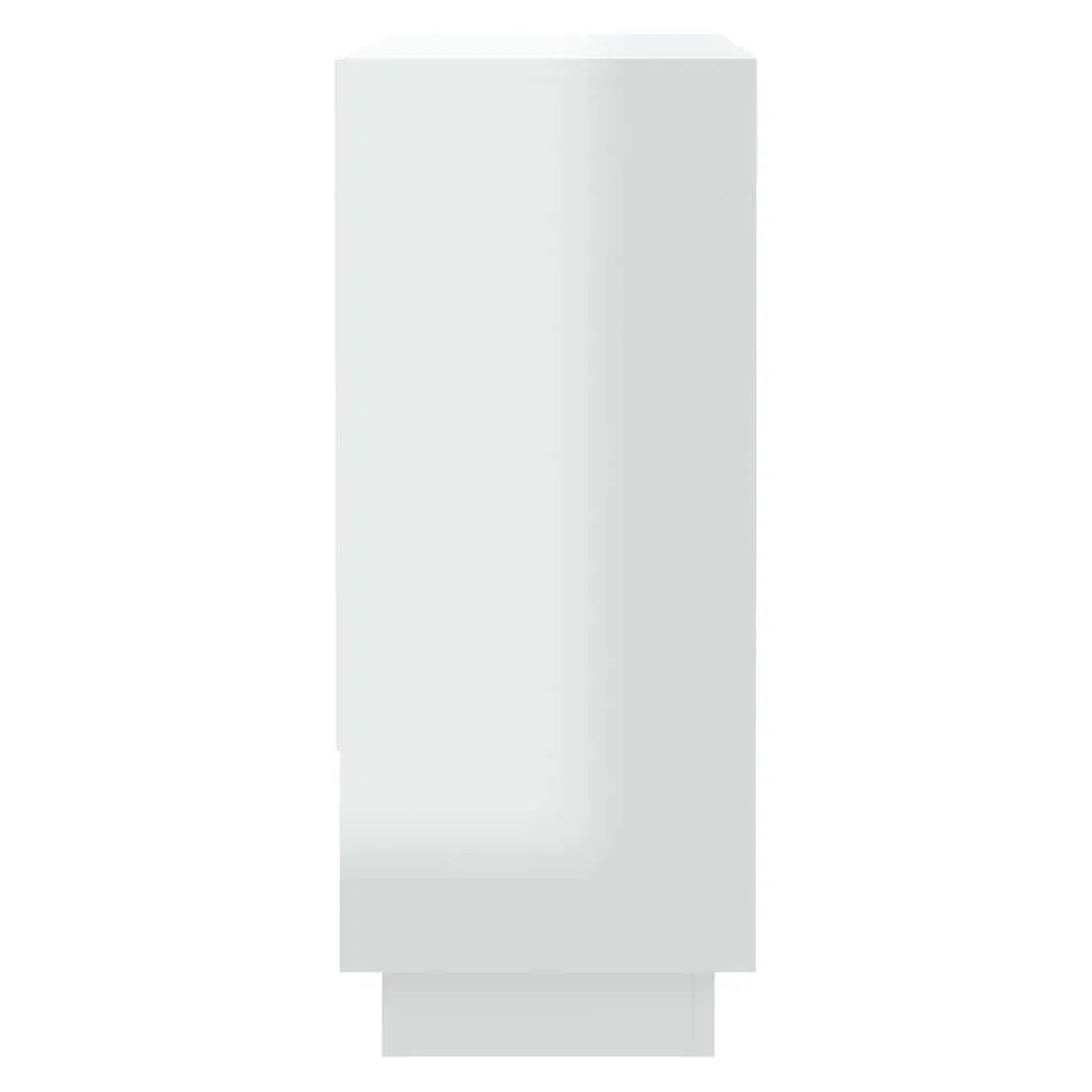 High Gloss White Sideboard for Home Use