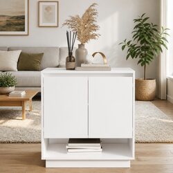 Perfect Storage Solution: Versatile White Sideboard