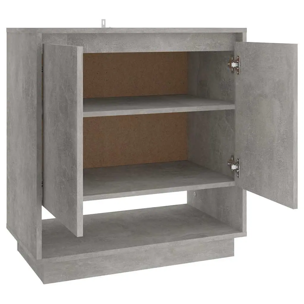 Sideboard Storage Cabinet Engineered Wood 70W x 41D x 75H cm Grey