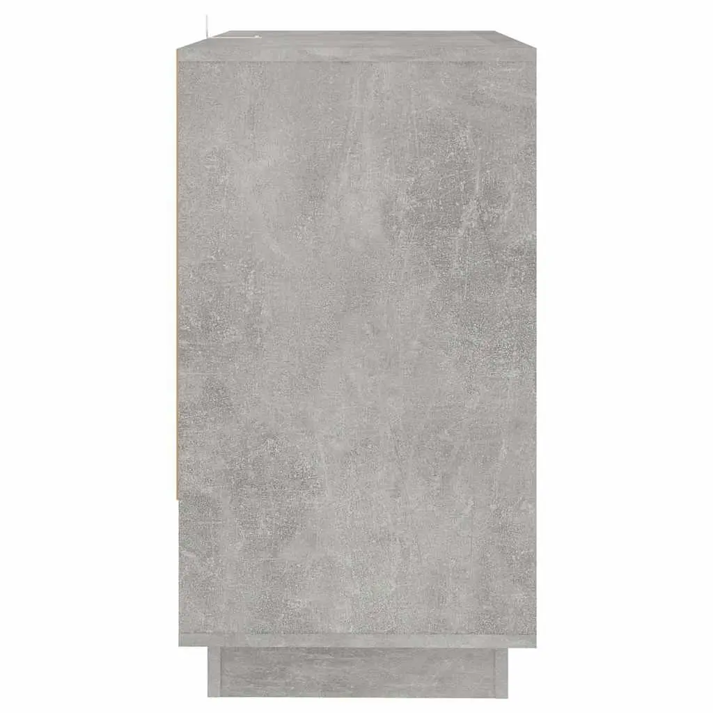 Sideboard Storage Cabinet Engineered Wood 70W x 41D x 75H cm Grey