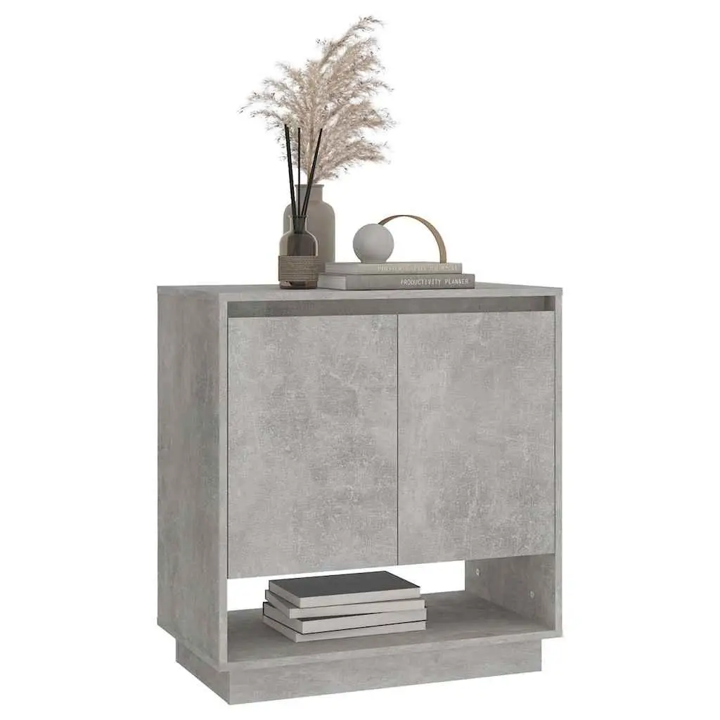 Sideboard Storage Cabinet Engineered Wood 70W x 41D x 75H cm Grey