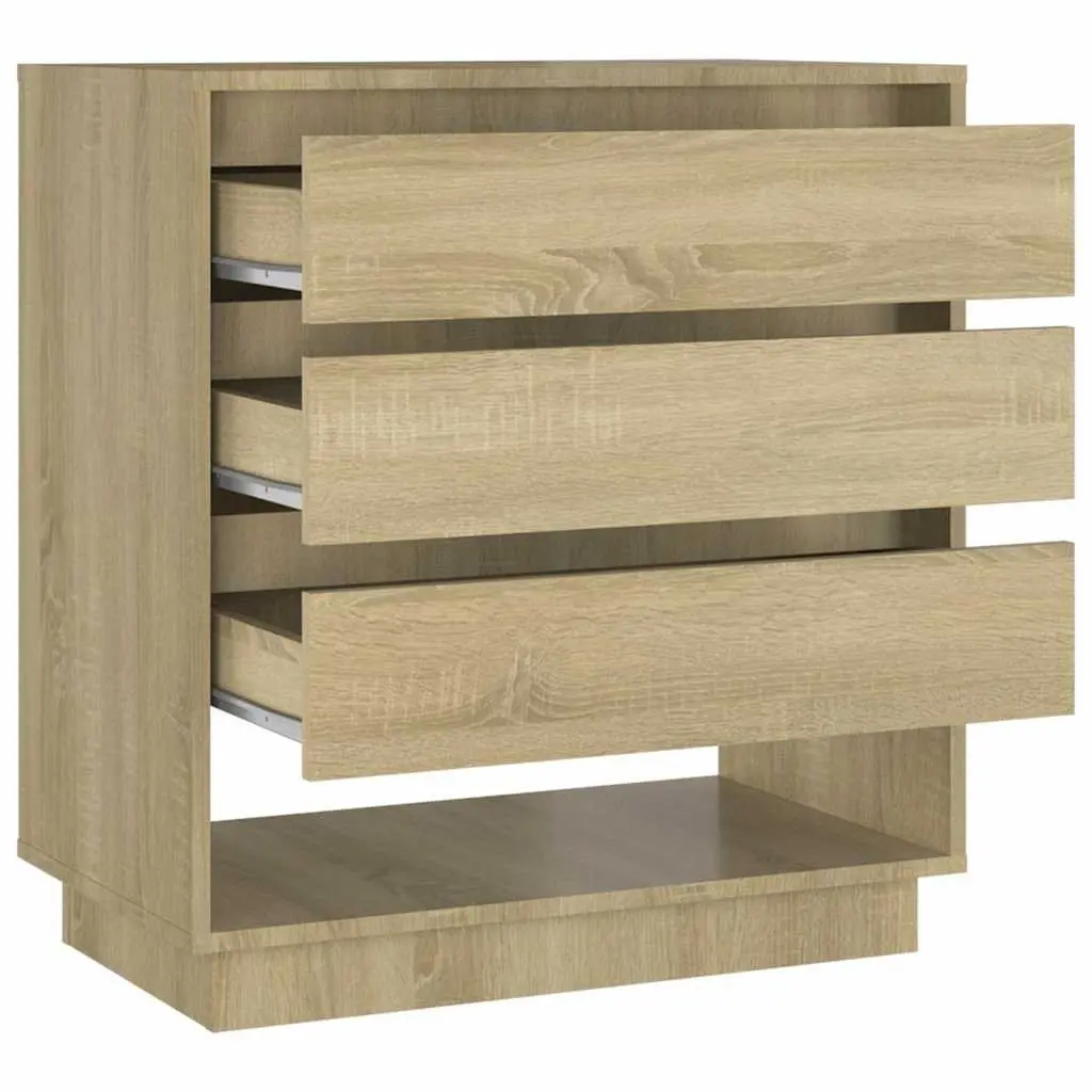 Sideboard Storage Cabinet Engineered Wood 70x41x75cm Brown